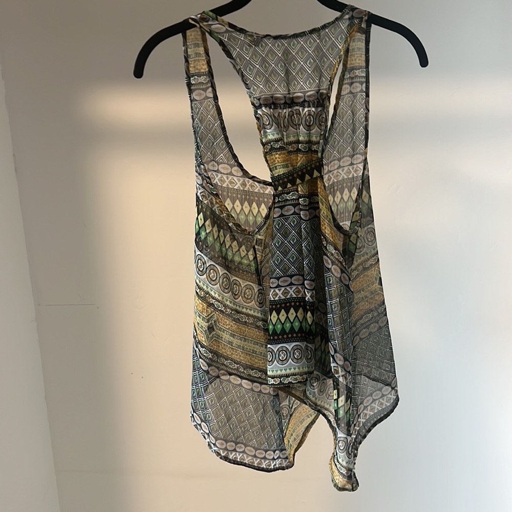 Sheer Racerback Layering Top - Picture 4 of 7